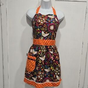 BOOJIBOO APRON..BIRDS OF NORWAY PRINT.   #7577